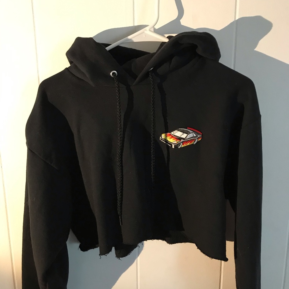 SPEEDRACER CROPPED HOODIE